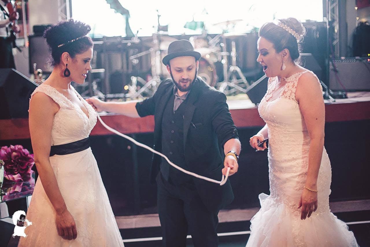 Gui Parras em casamento.