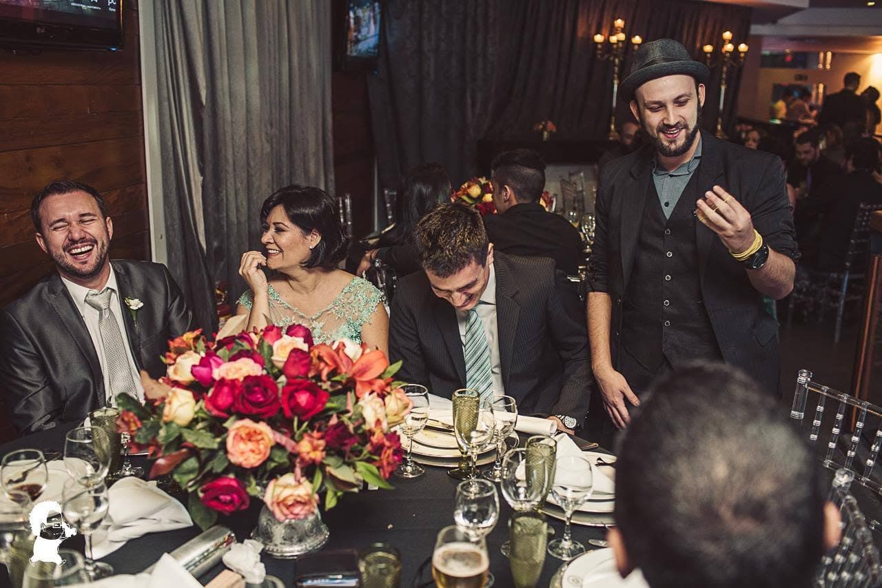 Gui Parras em casamento.